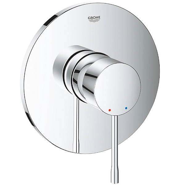 24168001 Essence New Одноважільний змішувач для душу, зовнішня частина, хром (1 сорт)