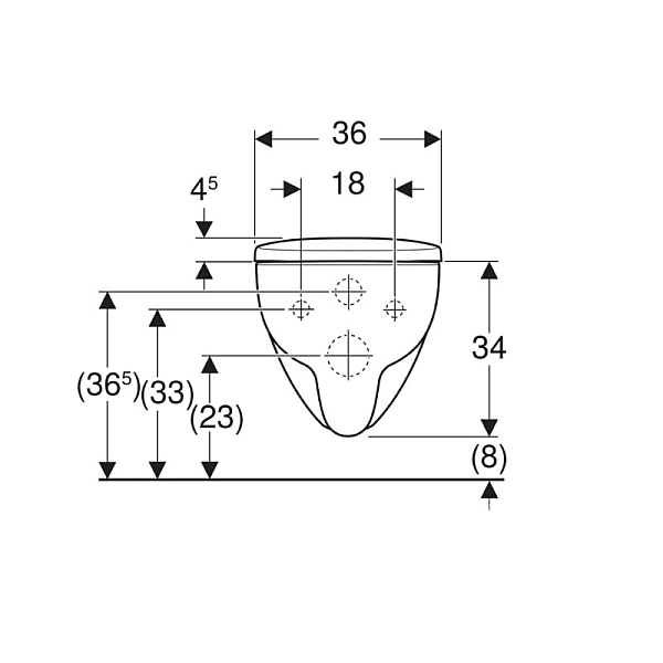 503.083.00.1 Selnova Комплект підвісного унітазу воронкоподібний, 54см, овальний, TurboFlush, з сидінням з кришкою SoftClose, QuickRelease, білий глянець (1 сорт) - Фото - 3