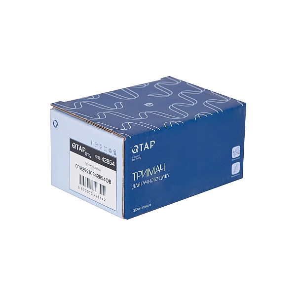 Тримач для ручного душу Qtap Spojeni округлий QT829910842854OB Black Matt - Фото - 4