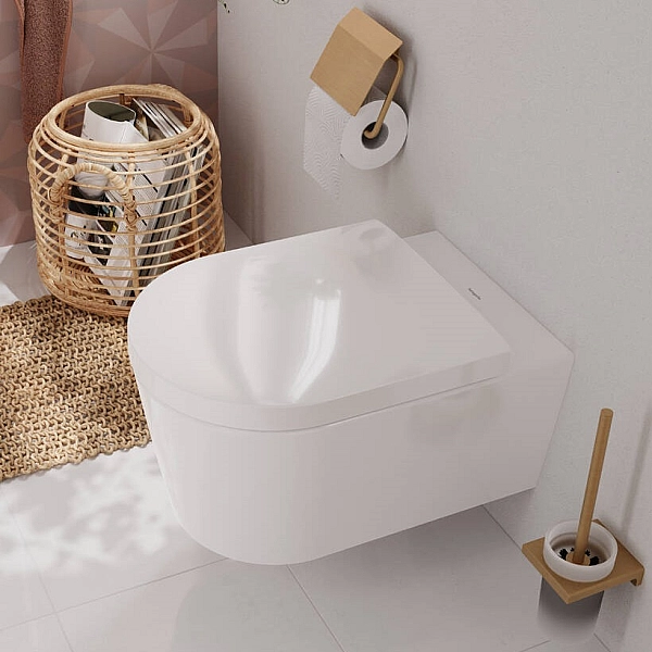 60148450 EluPura S Кришка для унітазу soft-close, top fix, білий (1 сорт) - Фото - 3