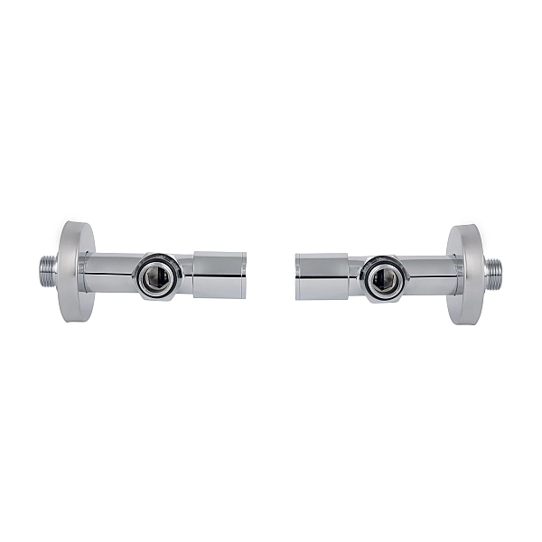 Комплект кранов Thermo Alliance Standart 1/2" НР для полотенцесушителя угловой SF395W15 - Фото - 4