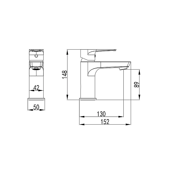47565162 UNIVERSAL Набір змішувачів (Змішувач для ванни, для раковини, донний клапан, ручний душ, шланг, штанга) (1 сорт) - Фото - 2