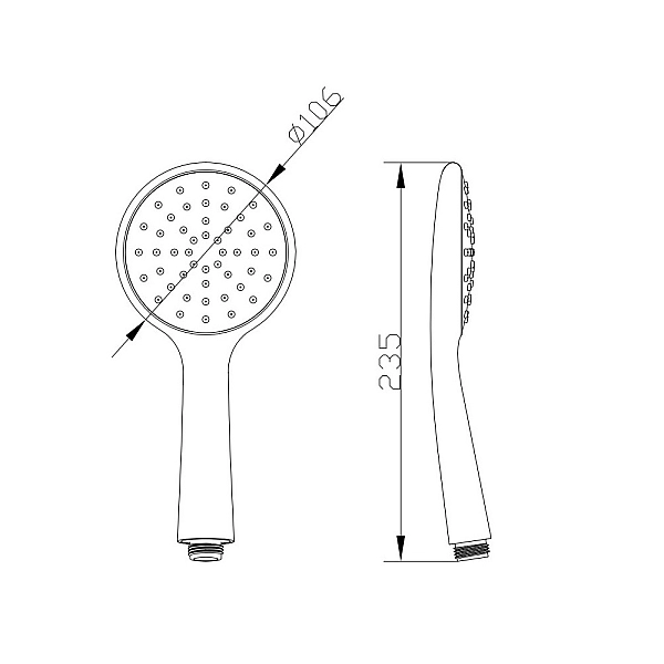 47565162 UNIVERSAL Набір змішувачів (Змішувач для ванни, для раковини, донний клапан, ручний душ, шланг, штанга) (1 сорт) - Фото - 5