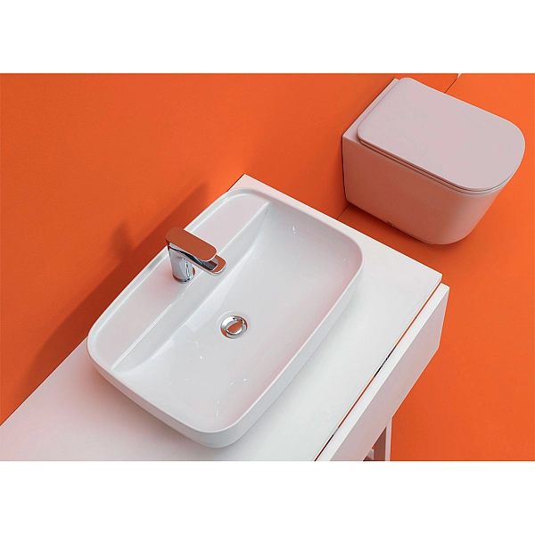 5140 01 Tribeca  Раковина на стільницю з 1 отв. під змішувач, білий (1 сорт) - Фото - 3