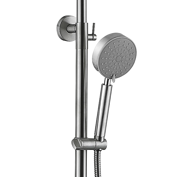 Душевая система для кабины Lidz Wind 1363 двухвентильный на два потребителя LDWIN1363NKS43389 Nickel - Фото - 4