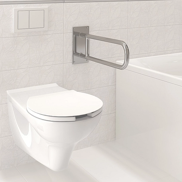 K670-002 ETIUDA Унітаз підвісний CLEAN ON без кришки для людей з обмеженими фізичними можливостями (1 сорт) - Фото - 2