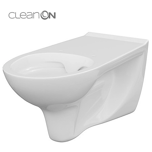 K670-002 ETIUDA Унітаз підвісний CLEAN ON без кришки для людей з обмеженими фізичними можливостями (1 сорт) - Фото - 4
