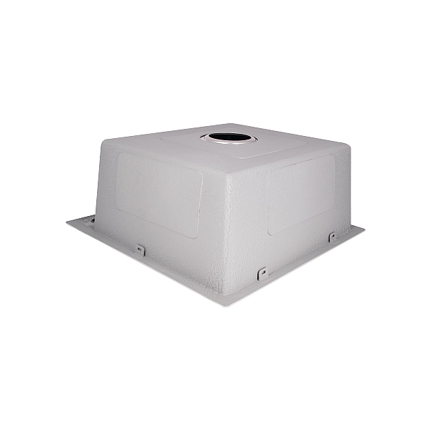 Мойка для кухни интегрированная Lidz Handmade H5050G (LDH5050GPVD43620) Brushed Grey PVD 3,0/1,0 мм - Фото - 4