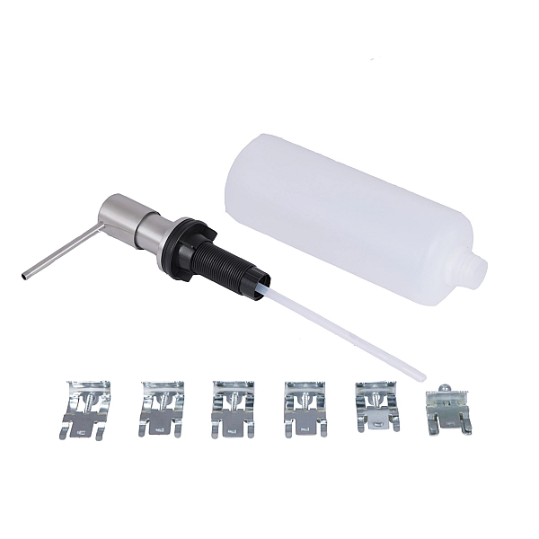 Мойка для кухни интегрированная Lidz Handmade H5050G (LDH5050GPVD43620) Brushed Grey PVD 3,0/1,0 мм - Фото - 8