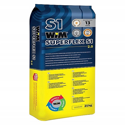 Клей  WIM SUPERFLEX S1/25кг  (сірий) (1 сорт)
