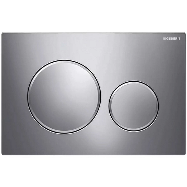 115.882.KH.1 Sigma20 round Клавіша змиву, панель та клавіши хром глянець, декоративна окантовка клавіш хром мат (1 сорт) - Фото - 3