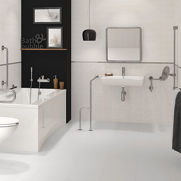 K11-0041 ETIUDA Раковина-65 для людей з обмеженими фізичними можливостями з отв. (1 сорт) - Фото - 4