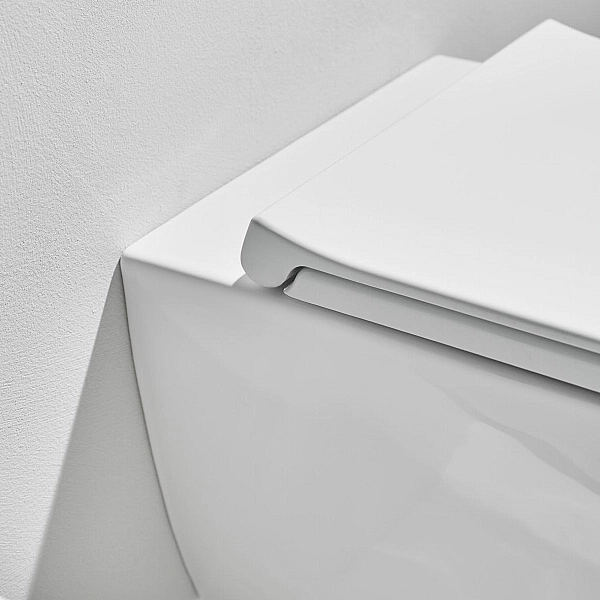 TR18/F85 /TR004  Trevi, Унітаз підвісний + набір кріп.F85 +кришка(TR004), cemento (1 сорт) - Фото - 5