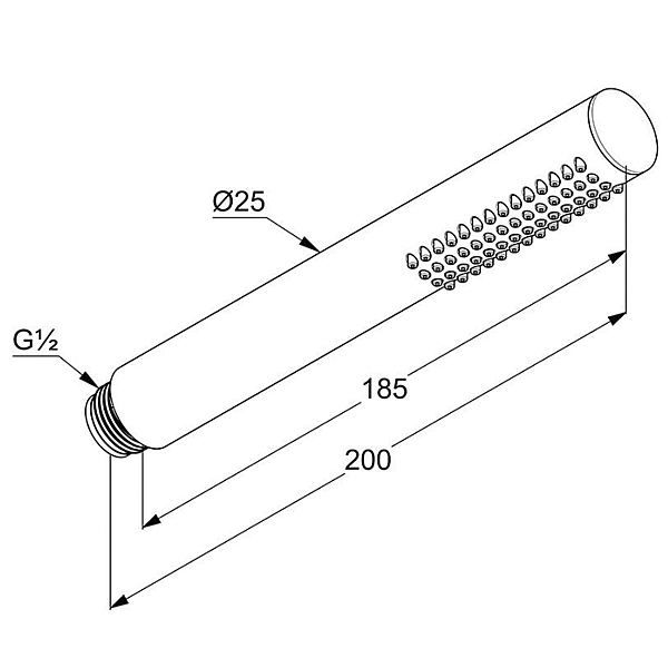 39120N0-00 NOVA FONTE душова лійка 1S, брашоване золото (1 сорт) - Фото - 2