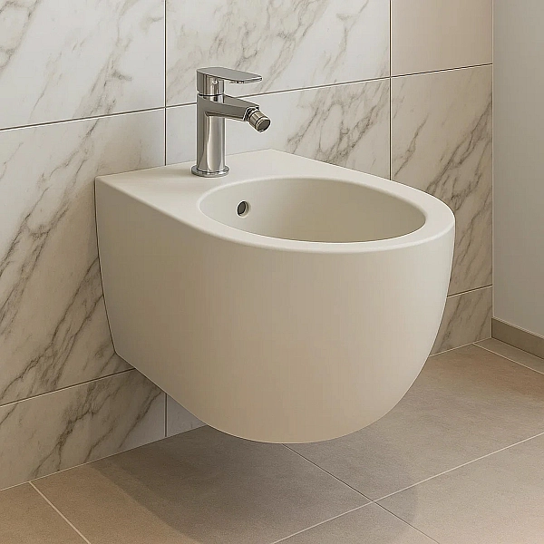 MWBDSBLL BULL підвісне біде, в  кольорі panna (білий матовий) (1 сорт) - Фото - 4