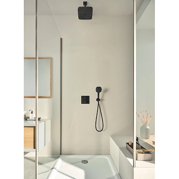 286282431 Tempesta Шлангове підключення з тримачем, чорний мат (1 сорт) - Фото - 7