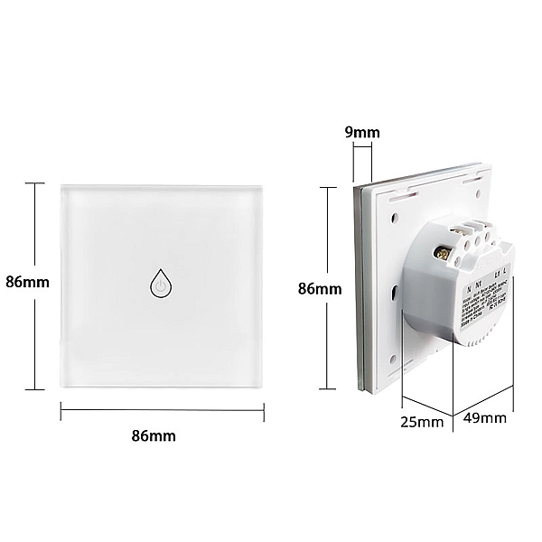 Контролер для водонагрівача Thermo Alliance (16А) з WiFi WS-EU-BW - Фото - 2