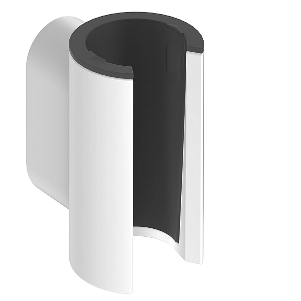 28885700 HG Porter Fine Тримач для ручного душу, білий матовий (1 сорт) - Фото - 2