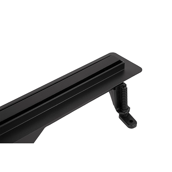 UN7033B Universal Slim Душовий канал 70 з нержавіючої сталі, сифоном і декоративною накладкою, з горизонтальним виводом, чорний (1 сорт) - Фото - 4