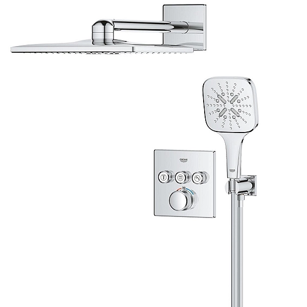 34864000 GRT SmartControl Душова система на 3 виходи, квадратна, 310 (1 сорт) - Фото - 2