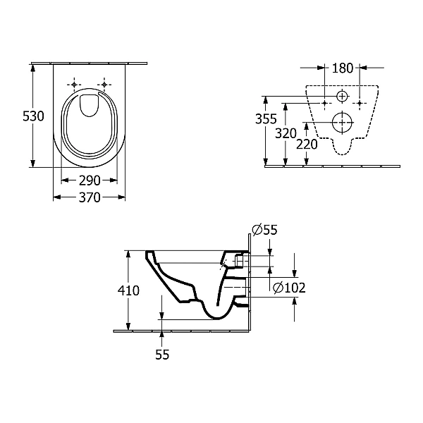 4694CL01 Omnia Architectura унітаз підвісний з кришкою 98M9C101 Soft-close, TwistFlush, білий (1 сорт) - Фото - 2