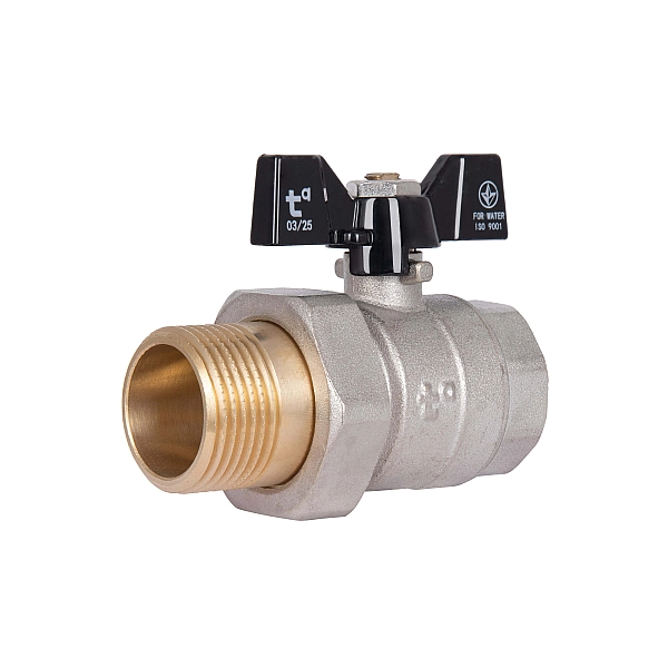 Кран кульовий "Американка" Thermo Alliance Base прямий 1" ВЗ SD221W25