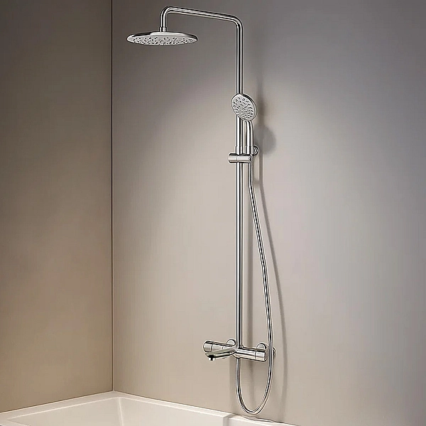 37520121 FRESH Термостатична душова система, хром (1 сорт) - Фото - 2