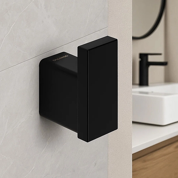 GW05 55 04 03 Pompei Гачок, нержавіюча сталь, чорний мат. (1 сорт) - Фото - 3