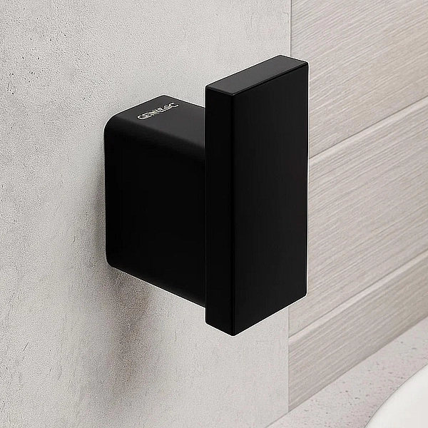 GW05 55 04 03 Pompei Гачок, нержавіюча сталь, чорний мат. (1 сорт) - Фото - 4