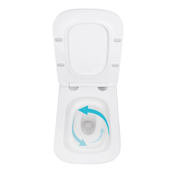 Унитаз подвесной Qtap Tern с сиденьем  Soft-close QT17332303ASW - Фото - 6