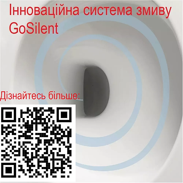 AP118S+QKCW09 APP Унітаз підвісний GoSilent+кришка Soft Close, білий (1 сорт) - Фото - 2