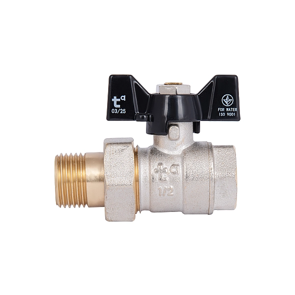 Кран кульовий "Американка" Thermo Alliance Base прямий 1/2" ВЗ SD221W15 - Фото - 4