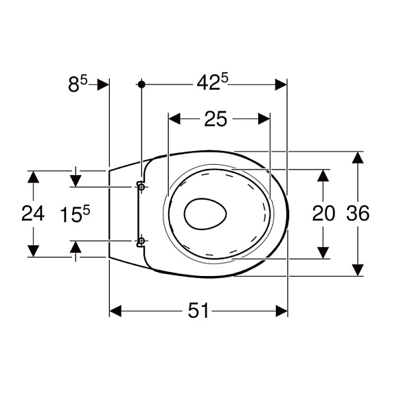 118.315.11.2 Комплект Geberit Duofix PRO 20, інсталяція для підв.унітазу Delta 12см із кріпленням до стіни, підвісний унітаз Idol із сидінням Duroplast, змивна клавіша Delta01: Білий глянець (1 сорт) - Фото - 3