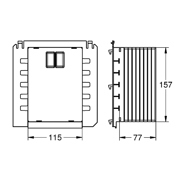 40911000 Ревізійний короб для клавіш малого розміру (1 сорт) - Фото - 2