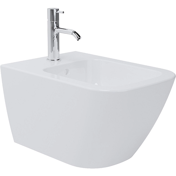 2040140 QUADRA Біде підвісне + кріплення (1 сорт) - Фото - 2