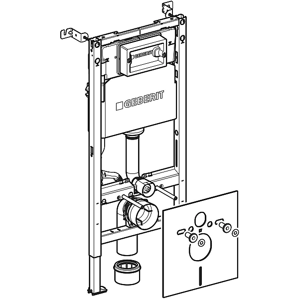 458.126.00.2 Duofix Комплект (3в1) інсталяції д/унітазу (1 сорт) - Фото - 2