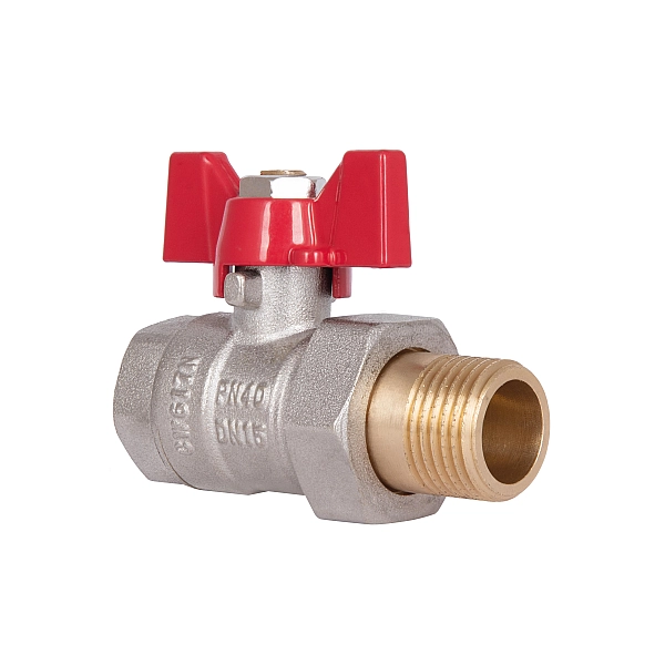 Кран кульовий "Американка" Thermo Alliance Standart прямий 1/2" ВЗ SD220W15 - Фото - 3