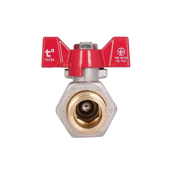 Кран кульовий "Американка" Thermo Alliance Standart прямий 1/2" ВЗ SD220W15 - Фото - 6