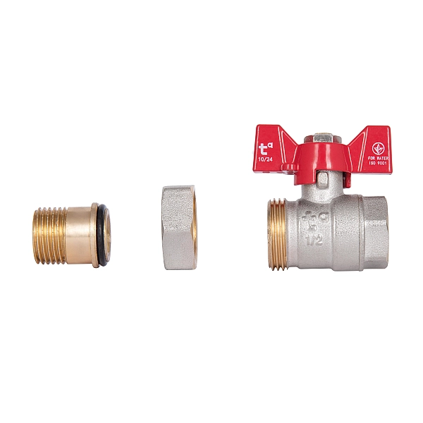 Кран кульовий "Американка" Thermo Alliance Standart прямий 1/2" ВЗ SD220W15 - Фото - 9