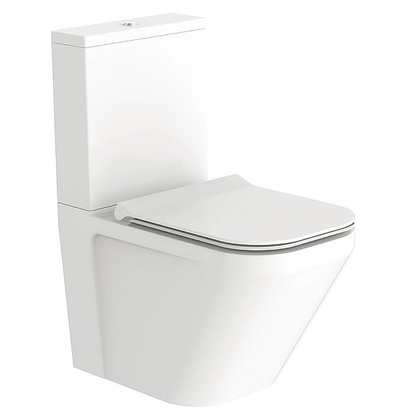 3010120 UP Компакт безобідковий+кришка quick-fix, soft-close NEW (нова тонка кришка) (1 сорт) - Фото - 3