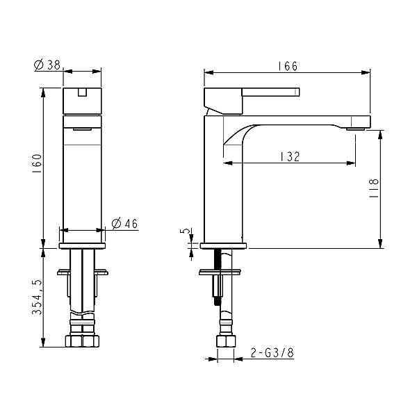 84111110 LAGUNA Змішувач д/раковини (1 сорт) - Фото - 2