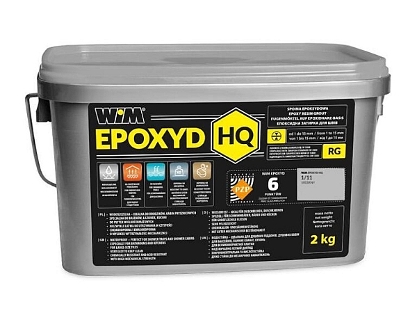 Зат WIMEPOXYD HQ 1/11 2кг сріб-сірий (1 сорт)