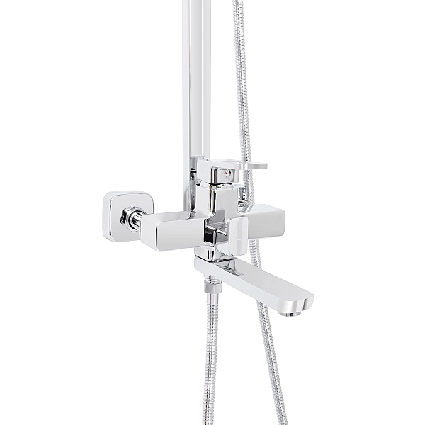Душова система універсальна Lidz Wawel 1030 на три споживача (з виливом) (k35) LDWAW1030CRM45391 Chrome - Фото - 3