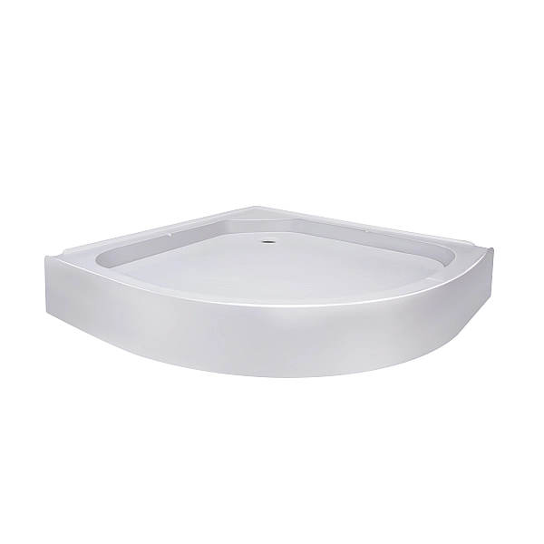 Lidz Душевой поддон KAPIELKA ST80x80x14 низкий, полукруглый,  диаметр слива 52 мм - Фото - 3