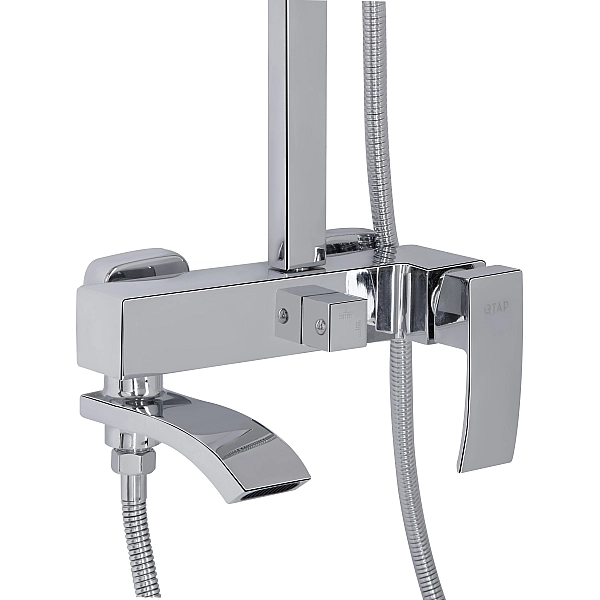 Душова система універсальна Qtap Swan Cascada на три споживача (з виливом) QTSWA111CRM45566 Chrome - Фото - 3