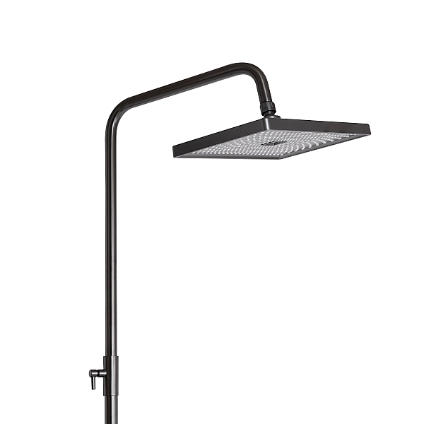 Душевая система универсальная Qtap Presto на три потребителя (с изливом) QTPRE111GRP45585 Graphite - Фото - 6