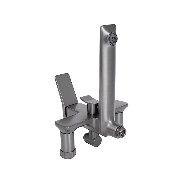 Душевая система универсальная Qtap Presto на три потребителя (с изливом) QTPRE111GRP45585 Graphite - Фото - 8