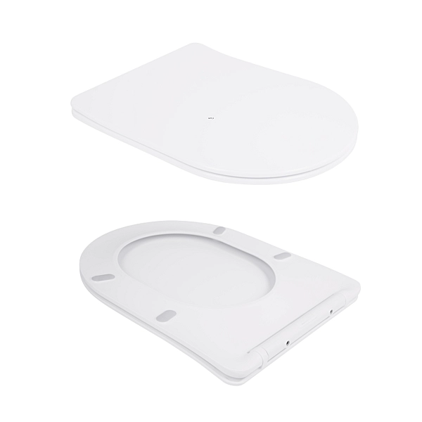 Унітаз підвісний Qtap Scorpio безободковий Ultra Quiet з сидінням Soft-close QT14332380AW - Фото - 9