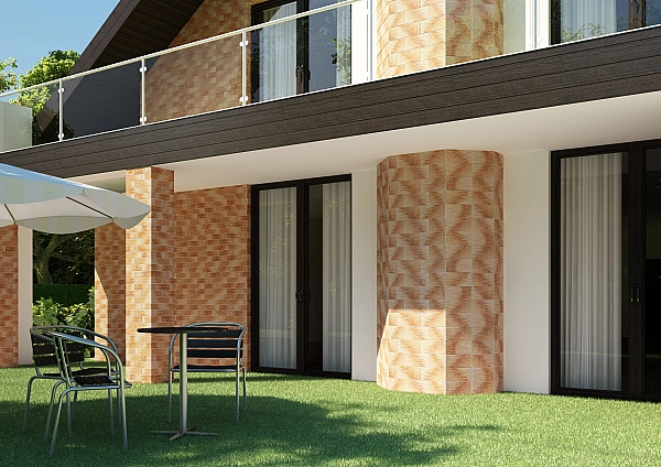 Камінь фасадний Cer 8 Mocca 14,8x30x0,9 код 7306 Cerrad - Фото - 2