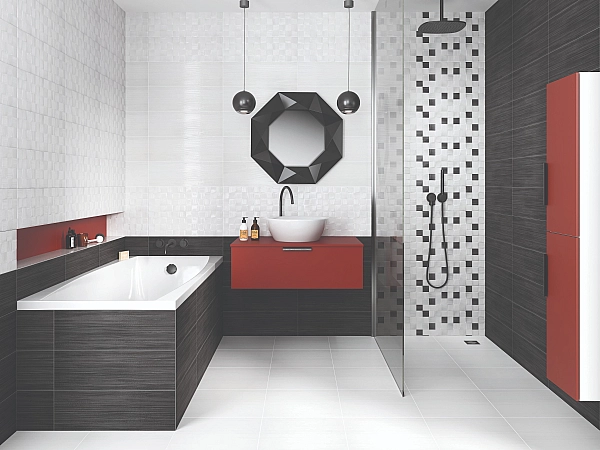 Плитка стінова Odri Black 20x60 код 2945 Церсаніт - Фото - 2